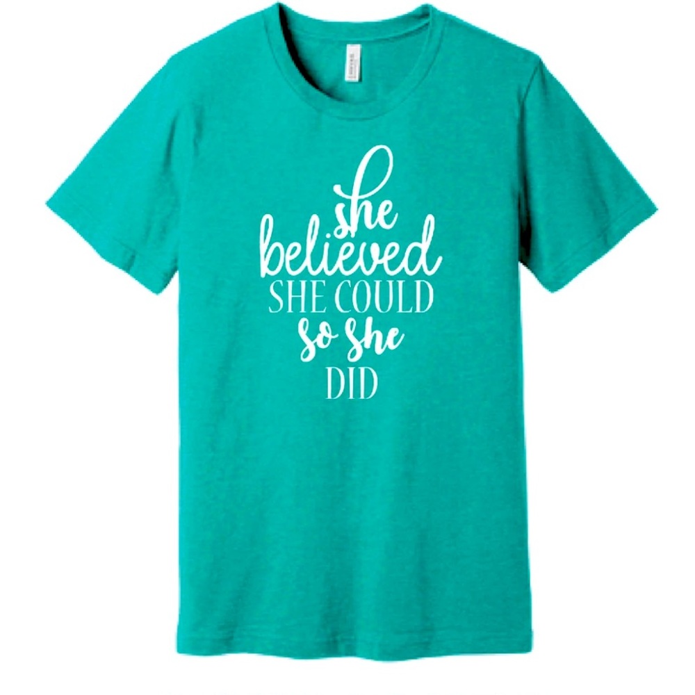 Simply Susan’s NWT heather sea green sized small women’s t-shirt